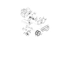 Husqvarna 917299390 belt guard/pulley assembly diagram