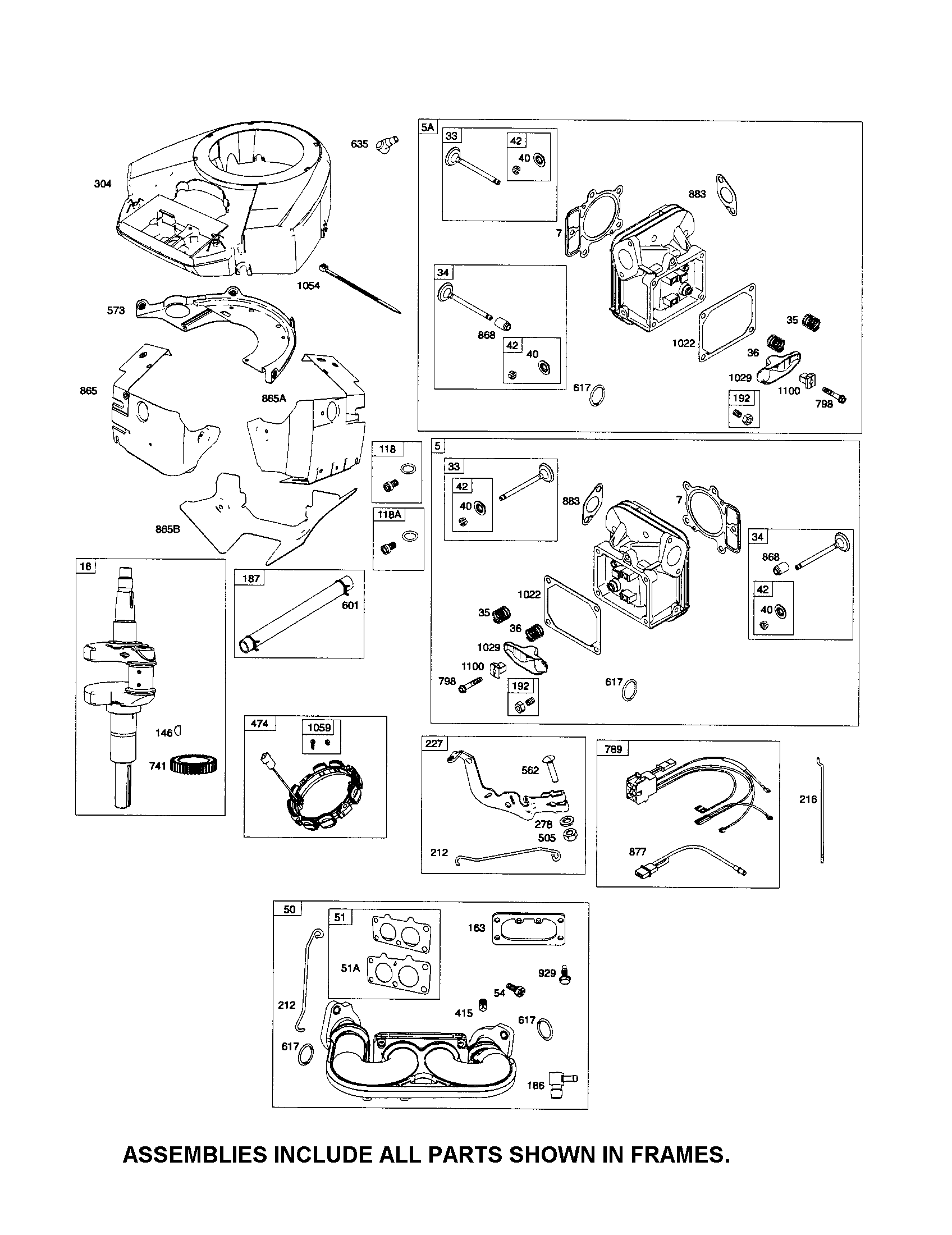 Blower housing/head-cylinder