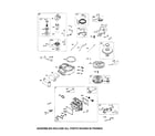 Briggs & Stratton 331777-1372-B1 motor-starter/head-cylinder diagram