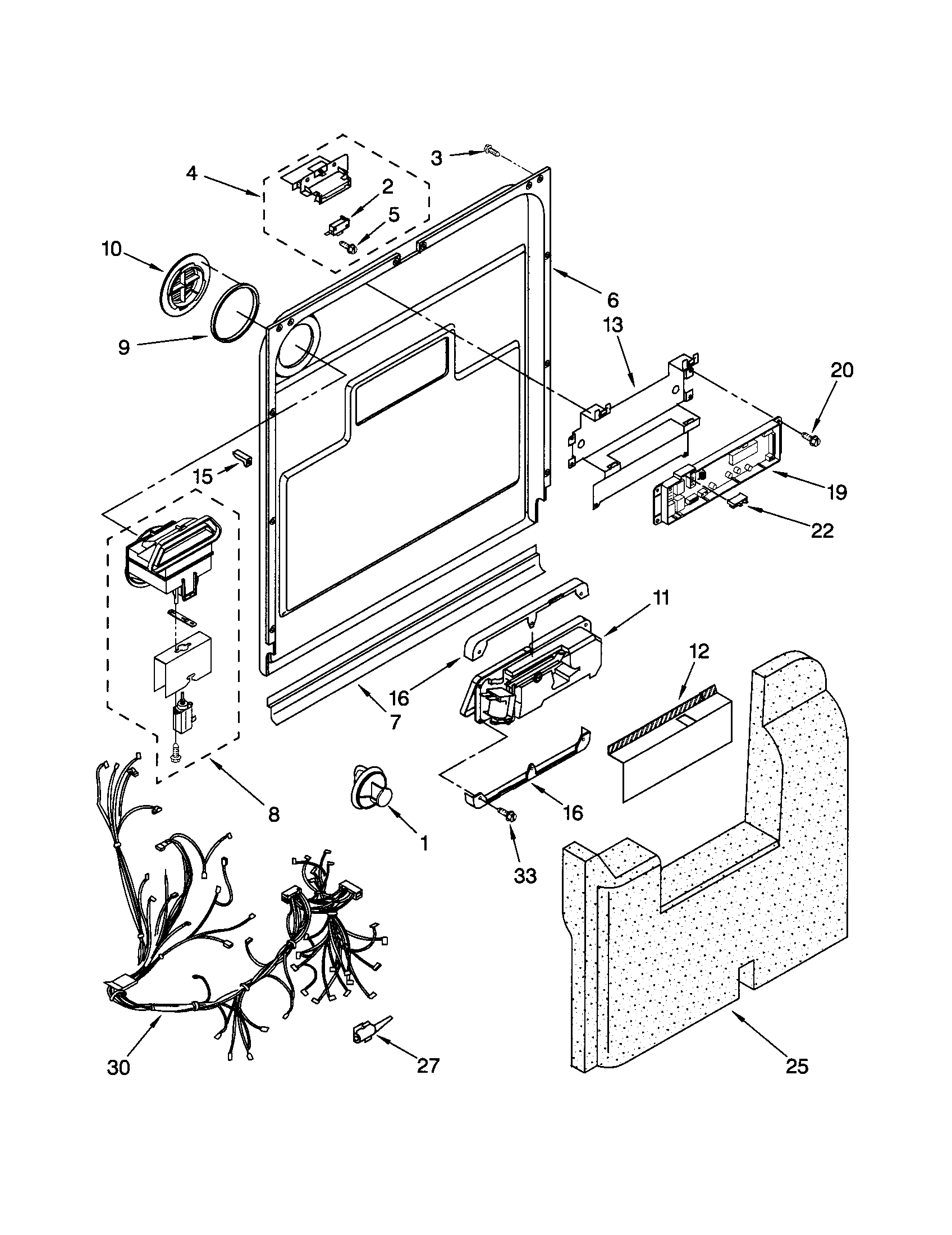 DOOR AND LATCH