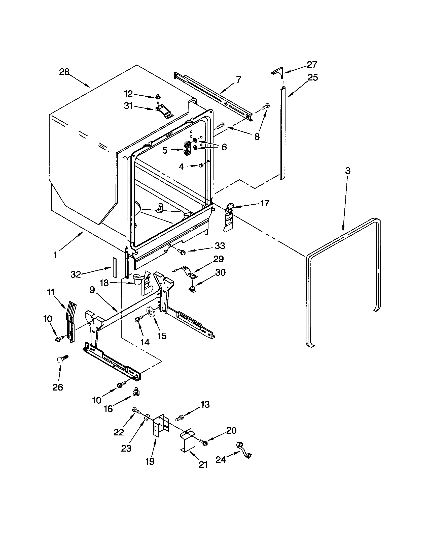 Tub & frame