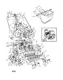 Front throw reel mower
