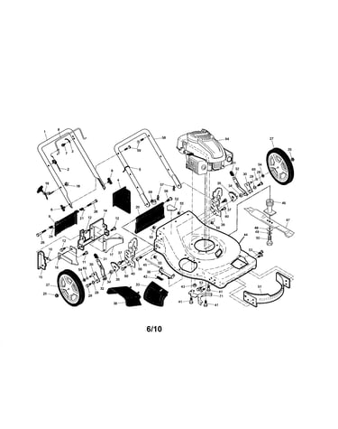 Engine/housing/handle