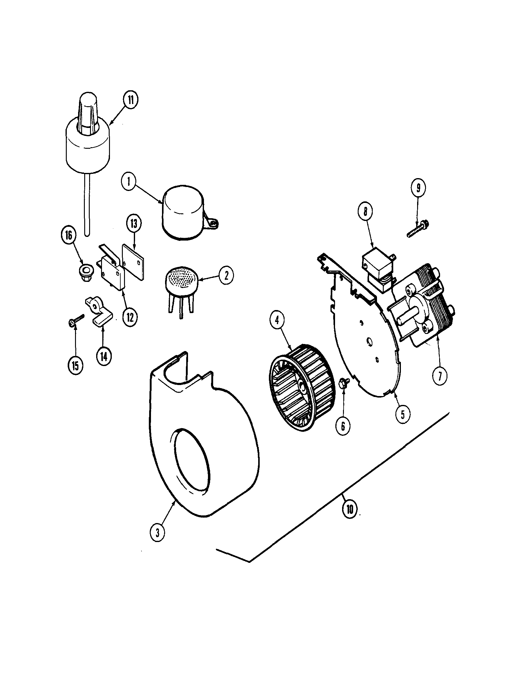 BLOWER/FLOAT/WATER LEVEL SWITCH