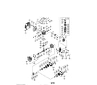 Hitachi CG22EAB crankshaft/cylinder/carburetor diagram