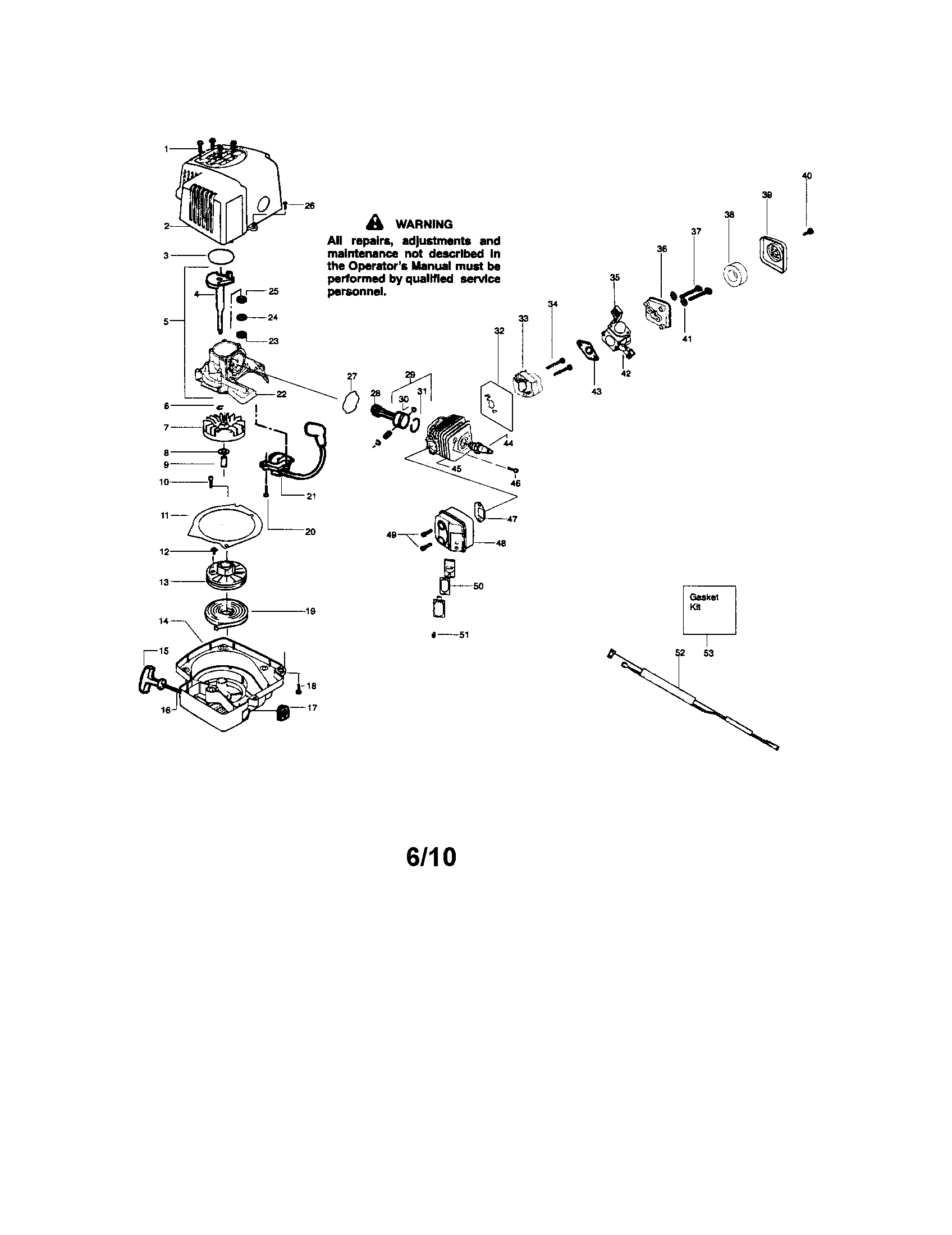 Cylinder/crankshaft/crankcase