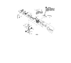 Poulan PP4620AV TYPE 5 cylinder/crankshaft/shield diagram