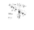 Poulan PP4218AVX cylinder/crankshaft/crankcase diagram