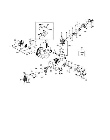 Cylinder/crankshaft/crankcase
