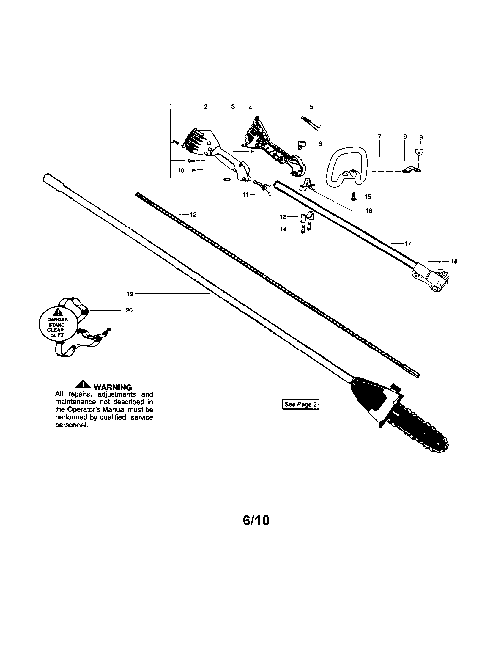 Drive shaft/handle