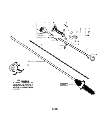 Drive shaft/handle