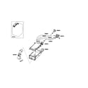 Samsung WF409ANW/XAA-01 drawer housing diagram