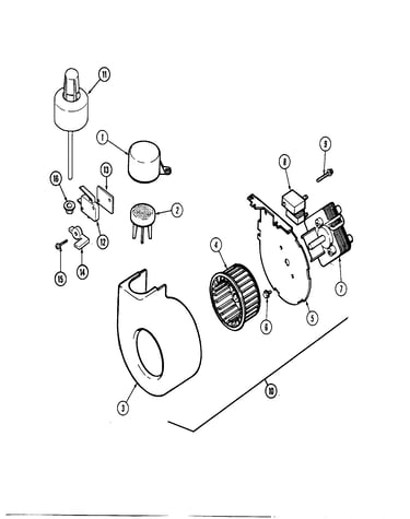 Blower/float/water level switch
