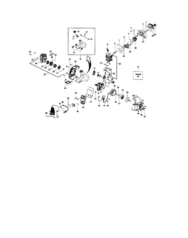 Cylinder/crankshaft/crankcase