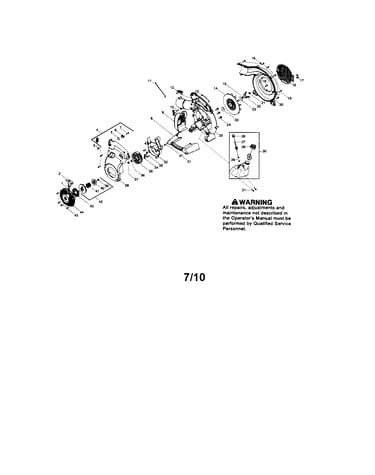 Scroll/impeller/fuel tank
