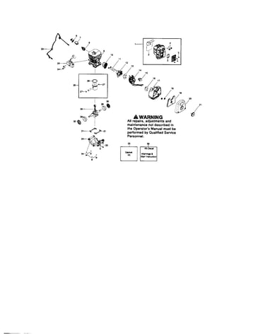 Muffler/cylinder/piston kit