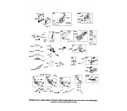 Briggs & Stratton 125K07-0060-E1 muffler/pre cleaner filter diagram