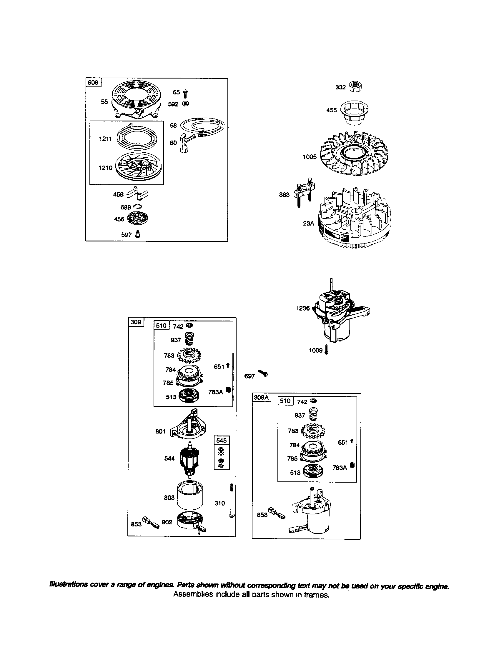 REWIND STARTER/STARTER MOTOR