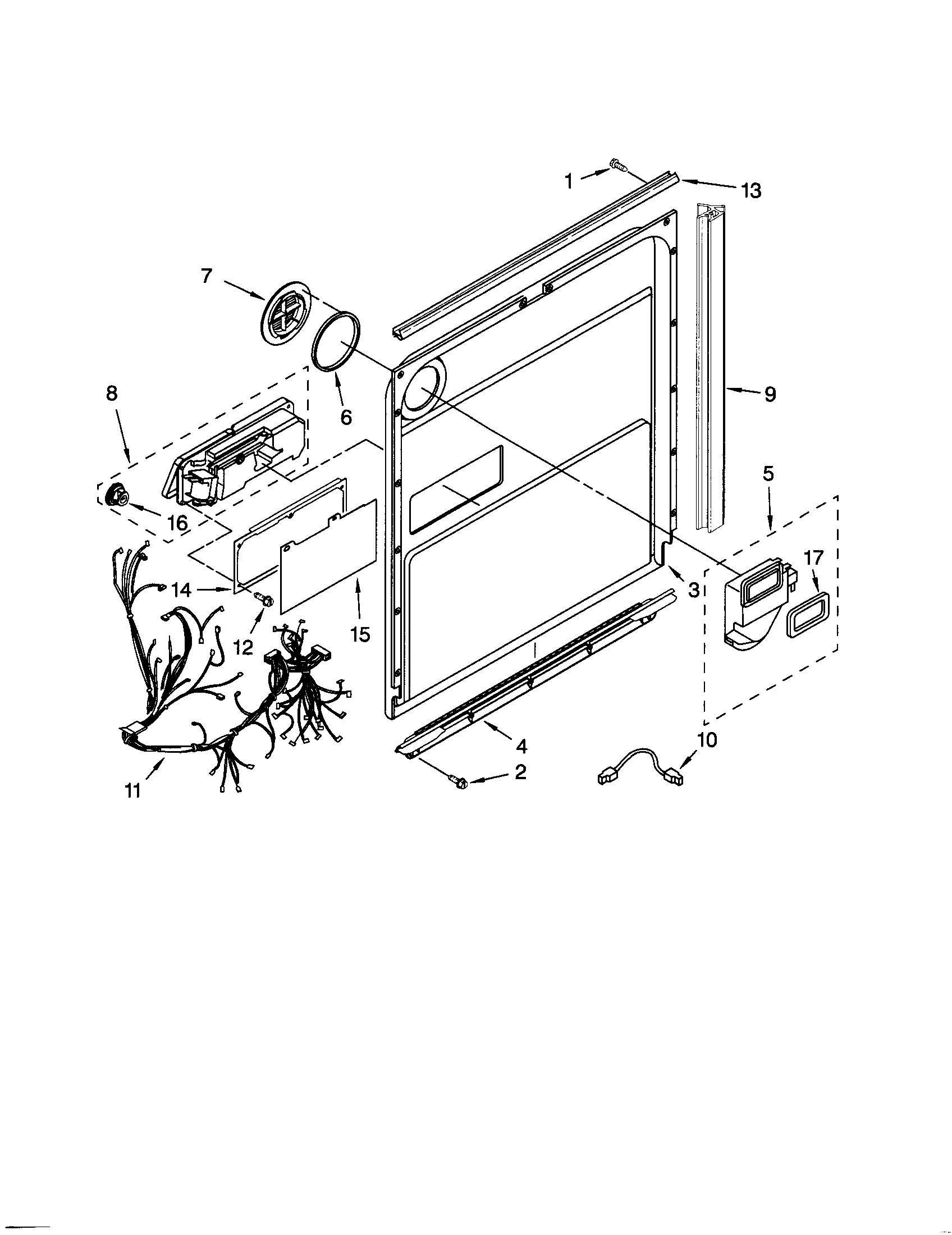 Door and latch