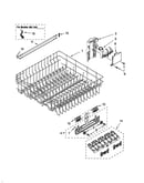 Upper rack and track
