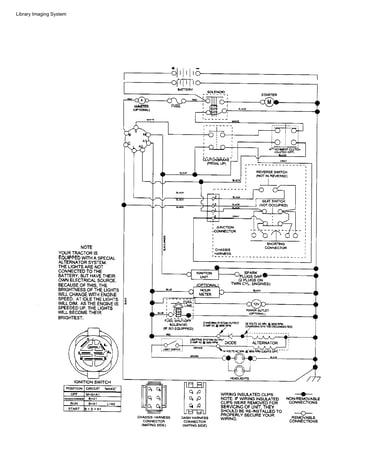 Schematic diagram-tractor