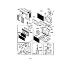 LG KG6000R room a/c diagram