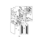 LG LFN300CP front panel assembly diagram