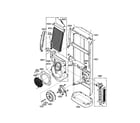 LG LFN300CP housing assembly/motor diagram