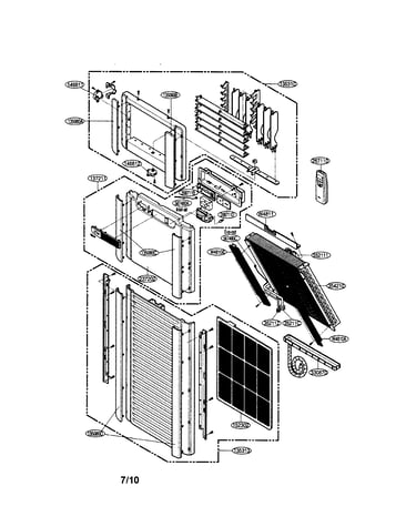 Grille inlet/evaporator