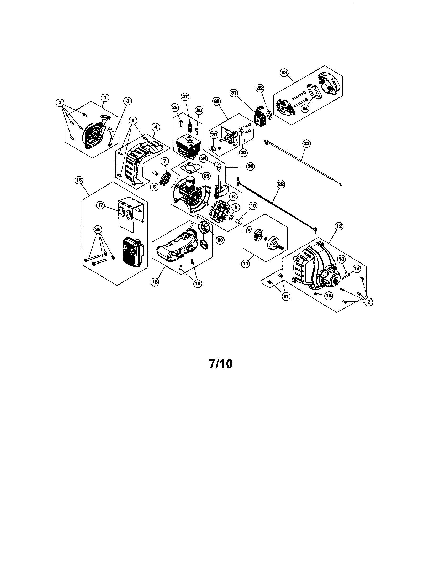 Short block/clutch cover