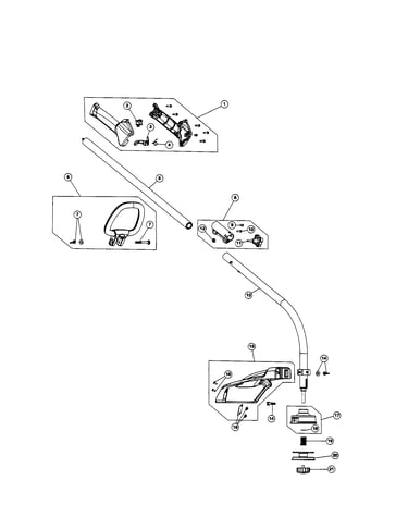 Shaft/shield/handle