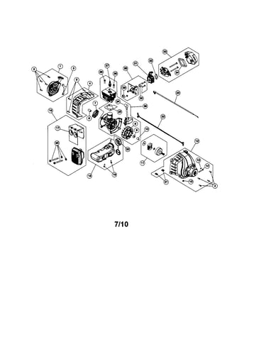 Short block/clutch cover