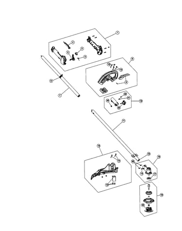 Shaft/shield/handle