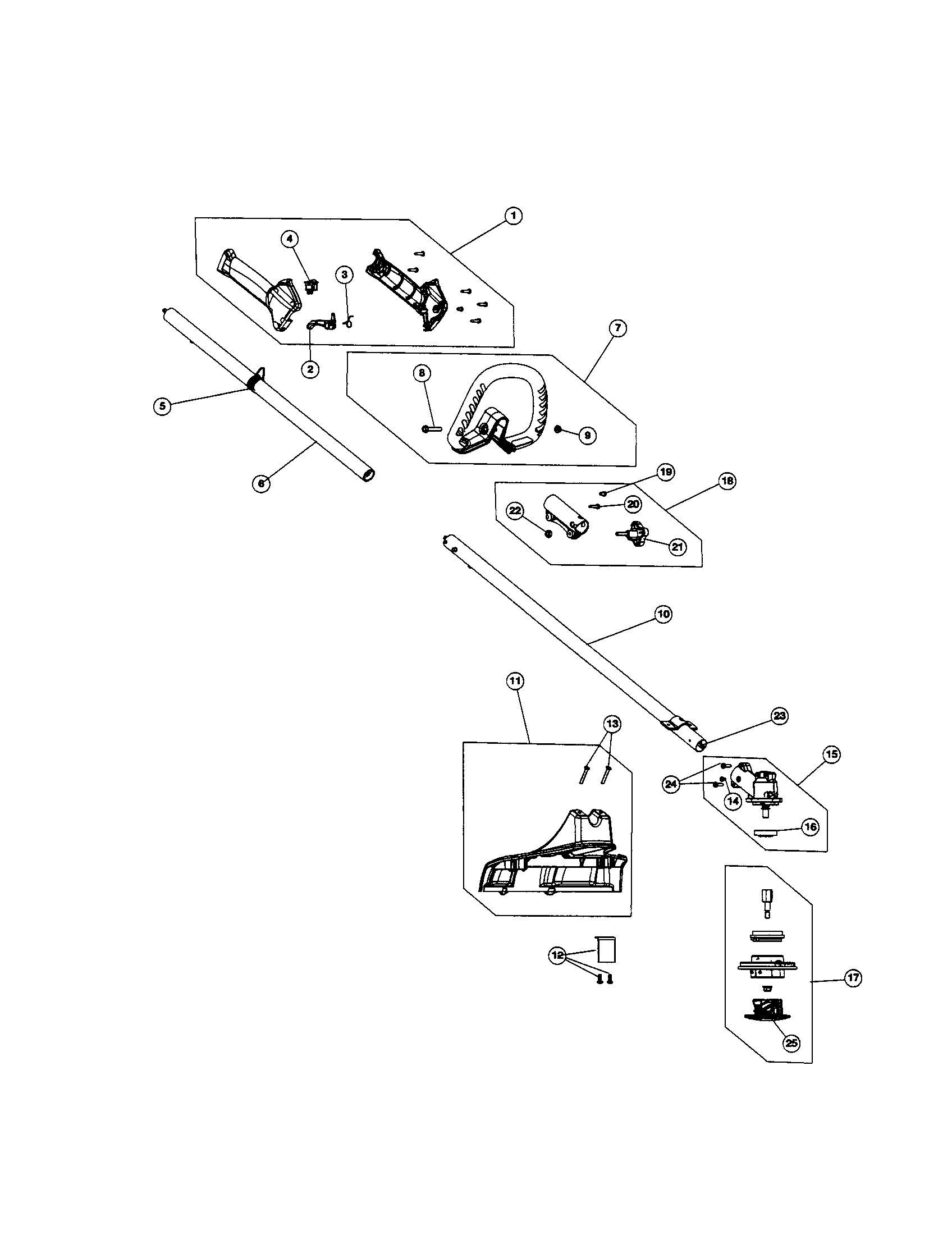 SHAFT/SHIELD/HANDLE