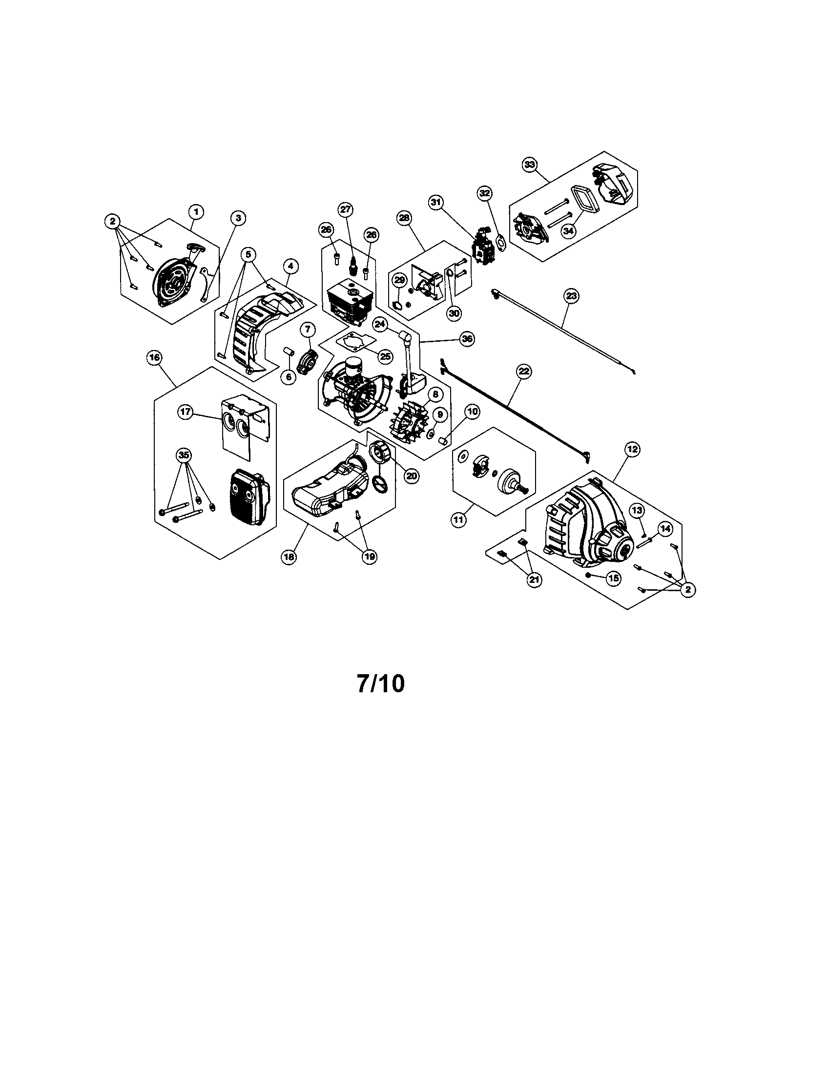 SHORT BLOCK/CLUTCH COVER