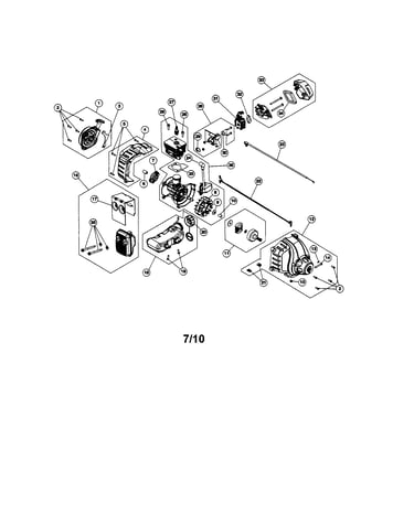 Short block/clutch cover