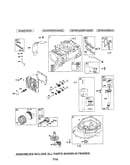 Cylinder/crankshaft/sump