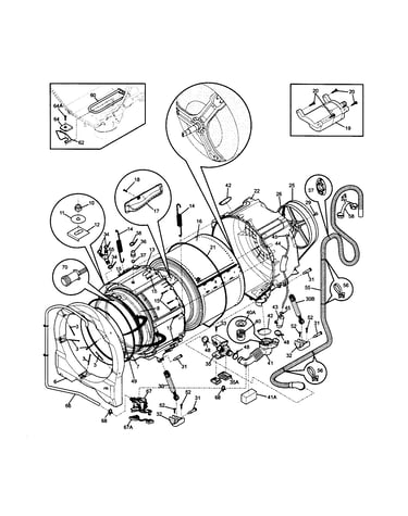 Motor/tub