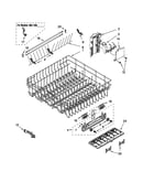 Upper rack and track