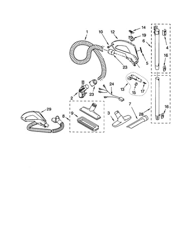 Hose and attachment