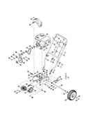 Handle/engine/wheels