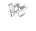 Kenmore 66515595792 frame and console diagram