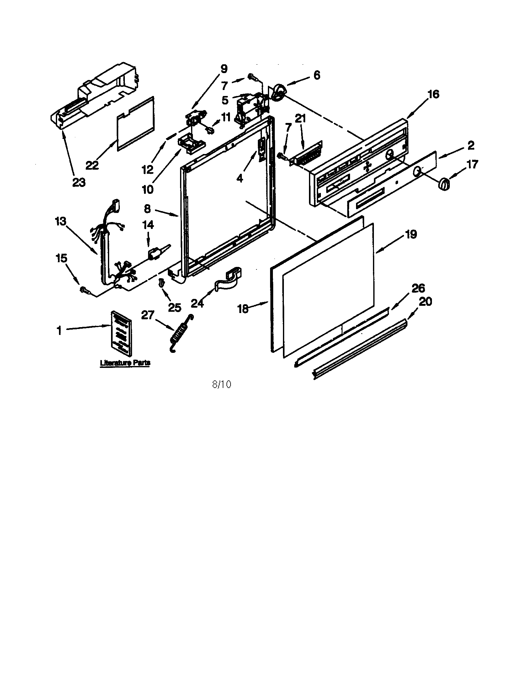 Frame and console
