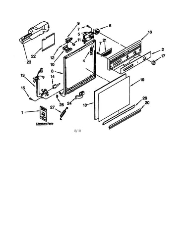 Frame and console