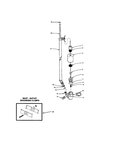 Brine tube/float