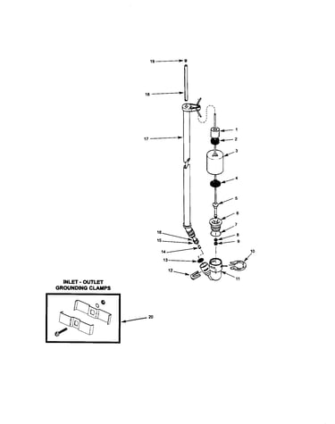 Brine tube/float