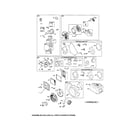 Briggs & Stratton 121012-0193-B8 carburetor/rewind starter diagram