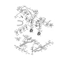 Agri-Fab 45-0418 wheels/caster/mounting tube diagram
