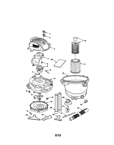 Wet/dry vac