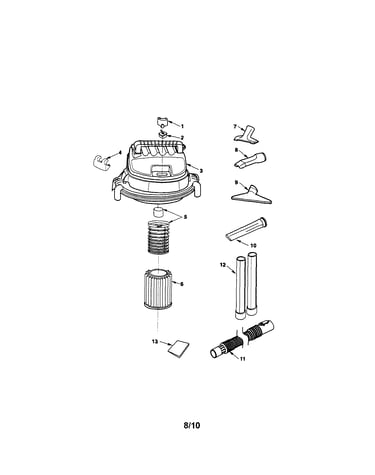 Powerhead/nozzles/filter